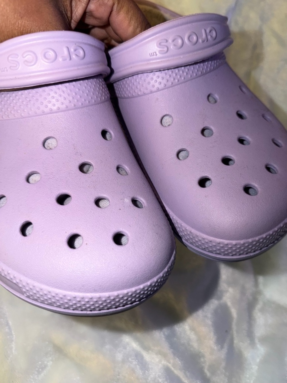 Women’s Lavender Cozy Lined Crocs - Picture 8 of 9